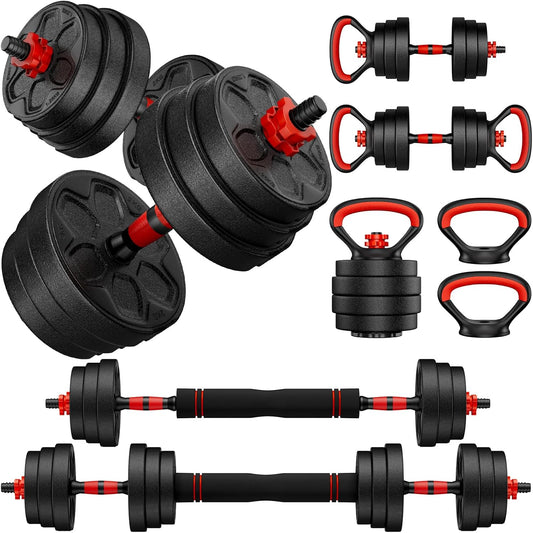 4-in-1 Adjustable Dumbbell Set