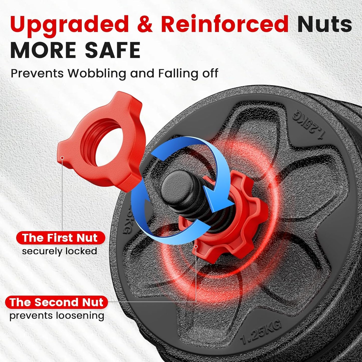 4-in-1 Adjustable Dumbbell Set